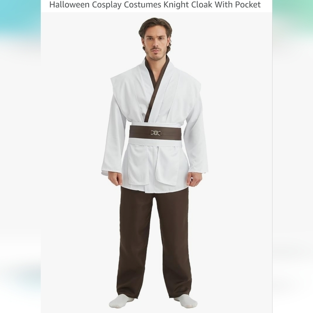 New Men's Tunic Costume Robe Set - Picture 4 of 7